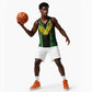 Custom Mali Football Basketball Jersey Les Aigles-Green, Gold & Red LT03