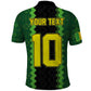 Custom Mali Football Polo Shirt Les Aigles-Green, Gold & Red