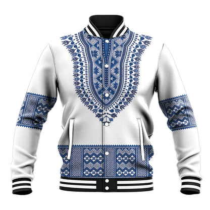 Cape Verde Baseball Jacket Pano di Terra Dashiki Style