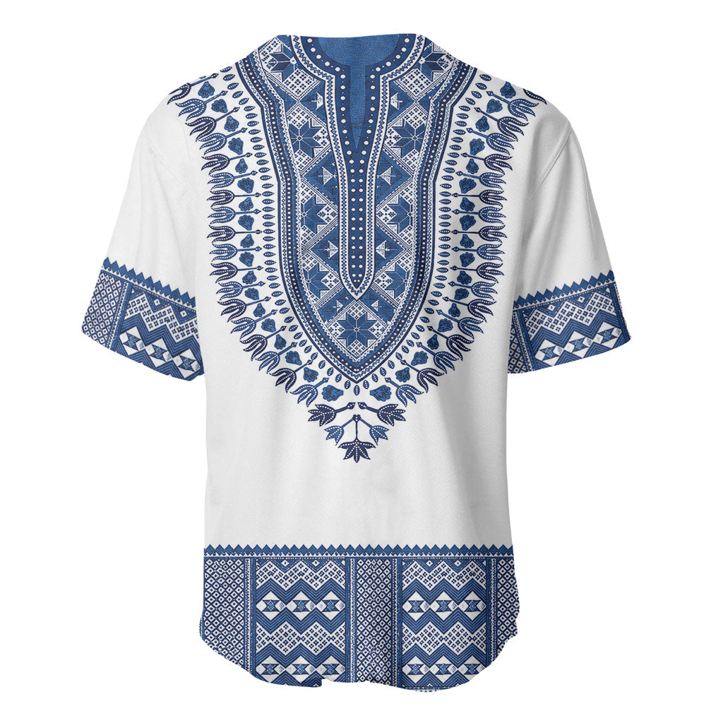 Cape Verde Baseball Jersey Pano di Terra Dashiki Style