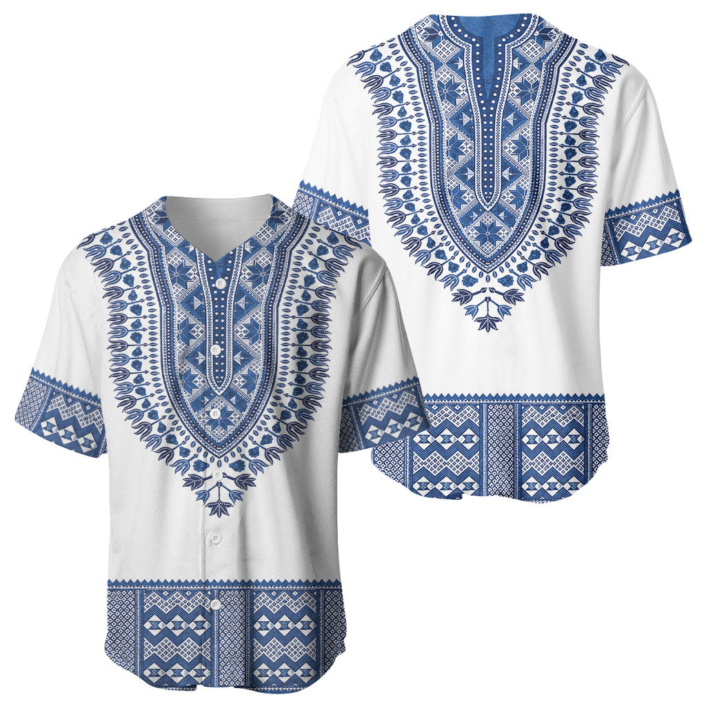 Cape Verde Baseball Jersey Pano di Terra Dashiki Style