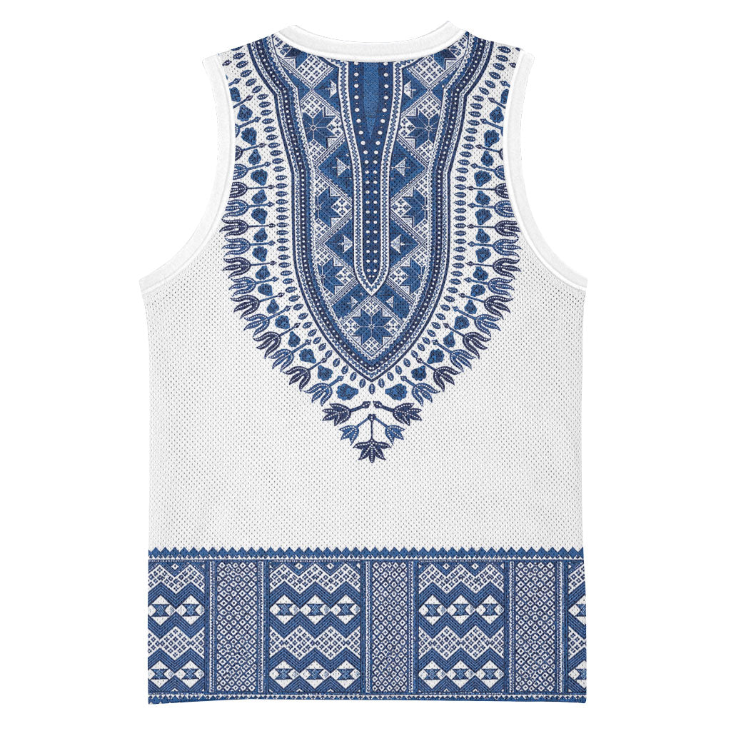 Cape Verde Basketball Jersey Pano di Terra Dashiki Style