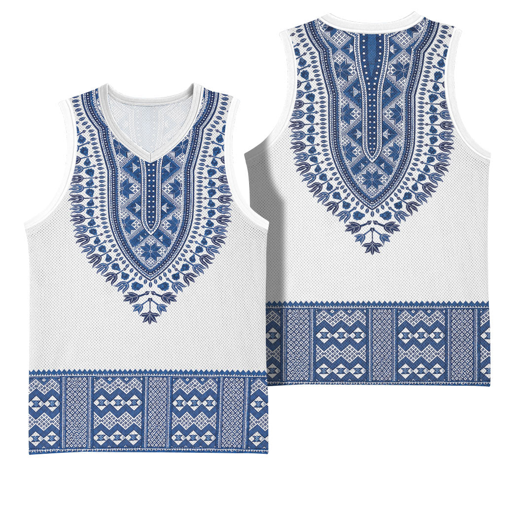 Cape Verde Basketball Jersey Pano di Terra Dashiki Style