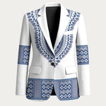 Cape Verde Blazer Pano di Terra Dashiki Style