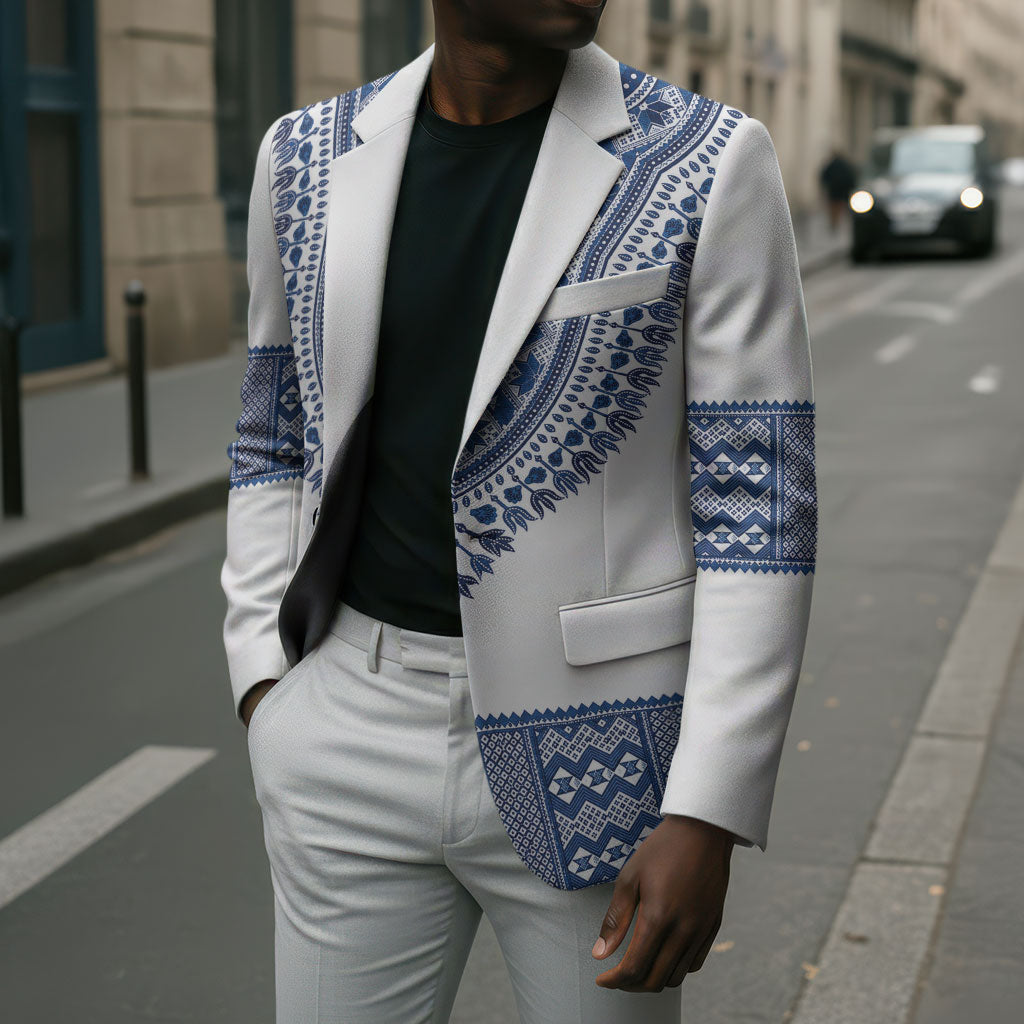 Cape Verde Blazer Pano di Terra Dashiki Style