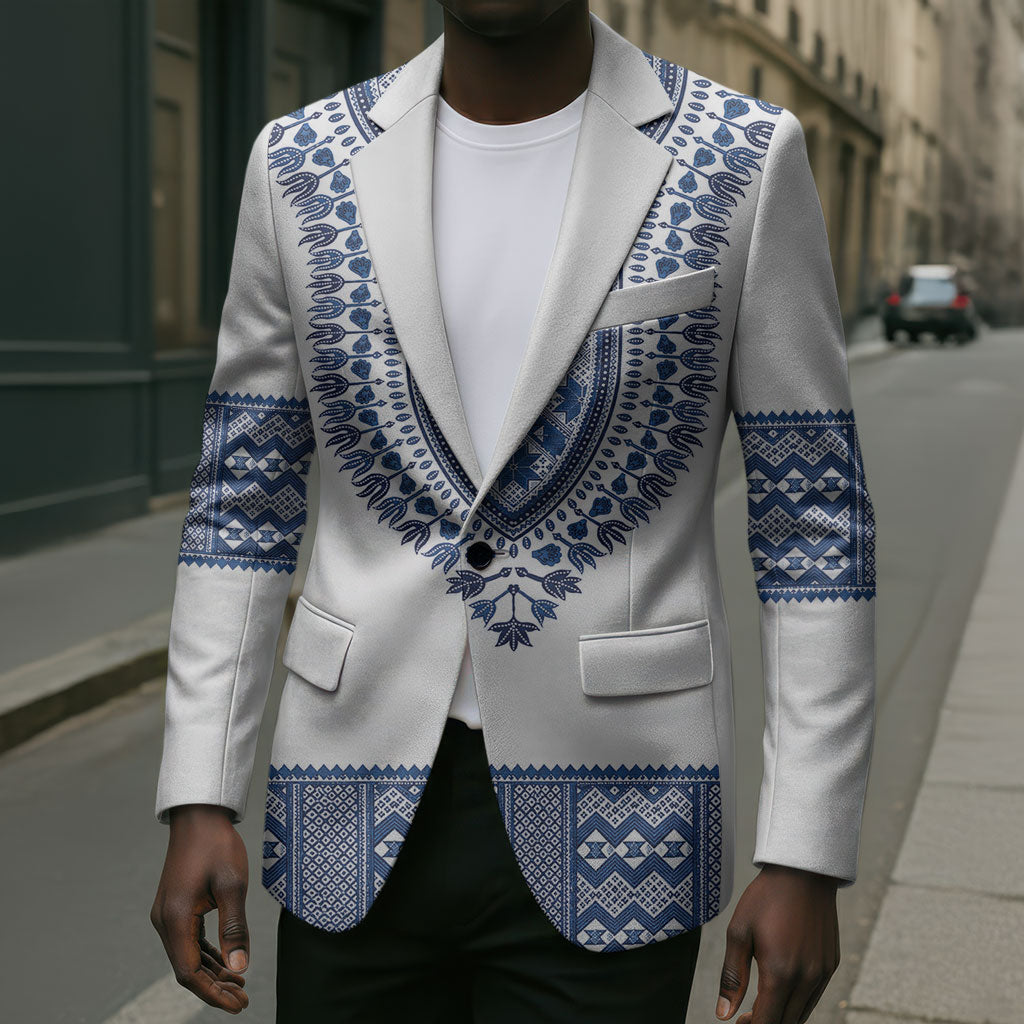 Cape Verde Blazer Pano di Terra Dashiki Style
