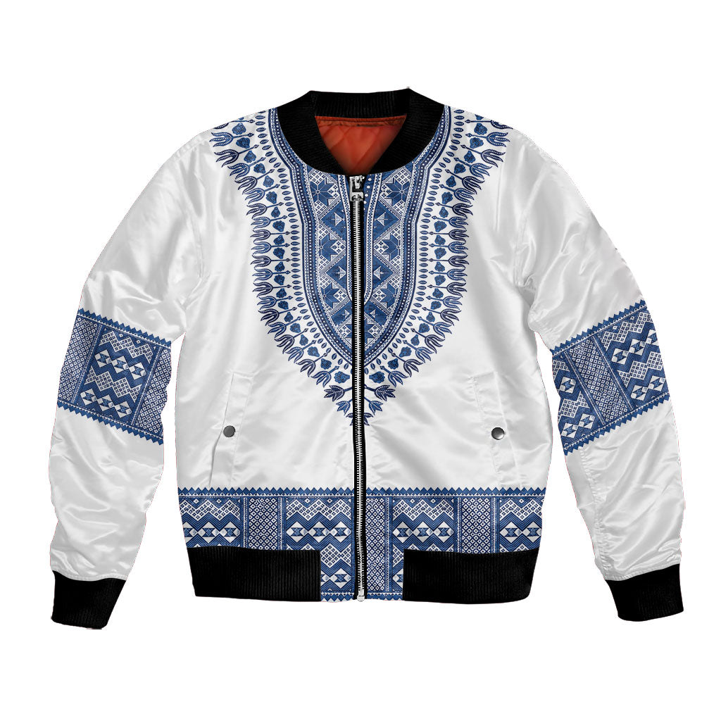 Cape Verde Bomber Jacket Pano di Terra Dashiki Style
