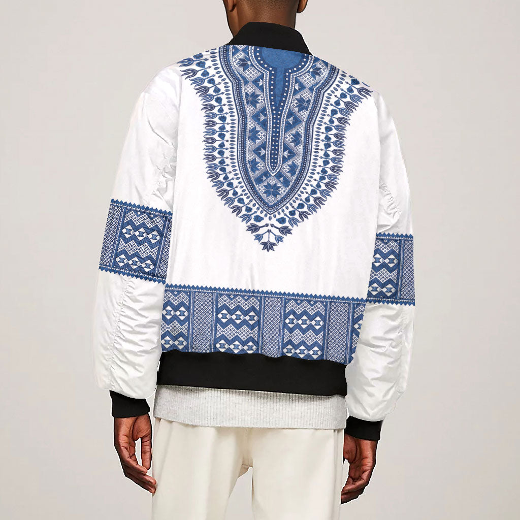 Cape Verde Bomber Jacket Pano di Terra Dashiki Style