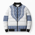 Cape Verde Bomber Puffer Jacket Pano di Terra Dashiki Style