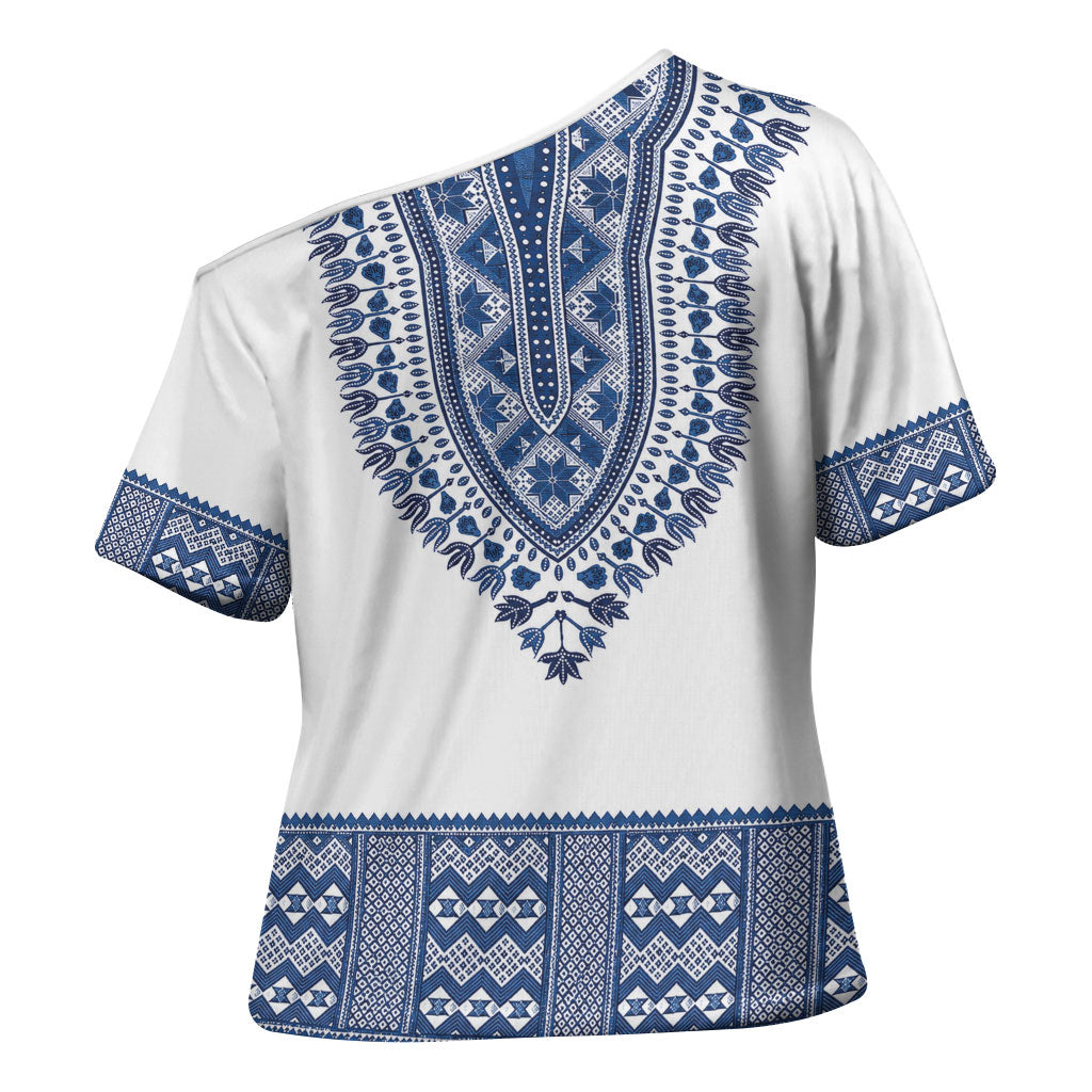 Cape Verde Cross Shoulder Shirt Pano di Terra Dashiki Style