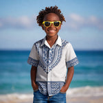 Cape Verde Kid Hawaiian Shirt Pano di Terra Dashiki Style
