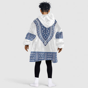 Cape Verde Kid Wearable Blanket Hoodie Pano di Terra Dashiki Style