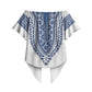 Cape Verde Off Shoulder Wrap Waist Top Pano di Terra Dashiki Style