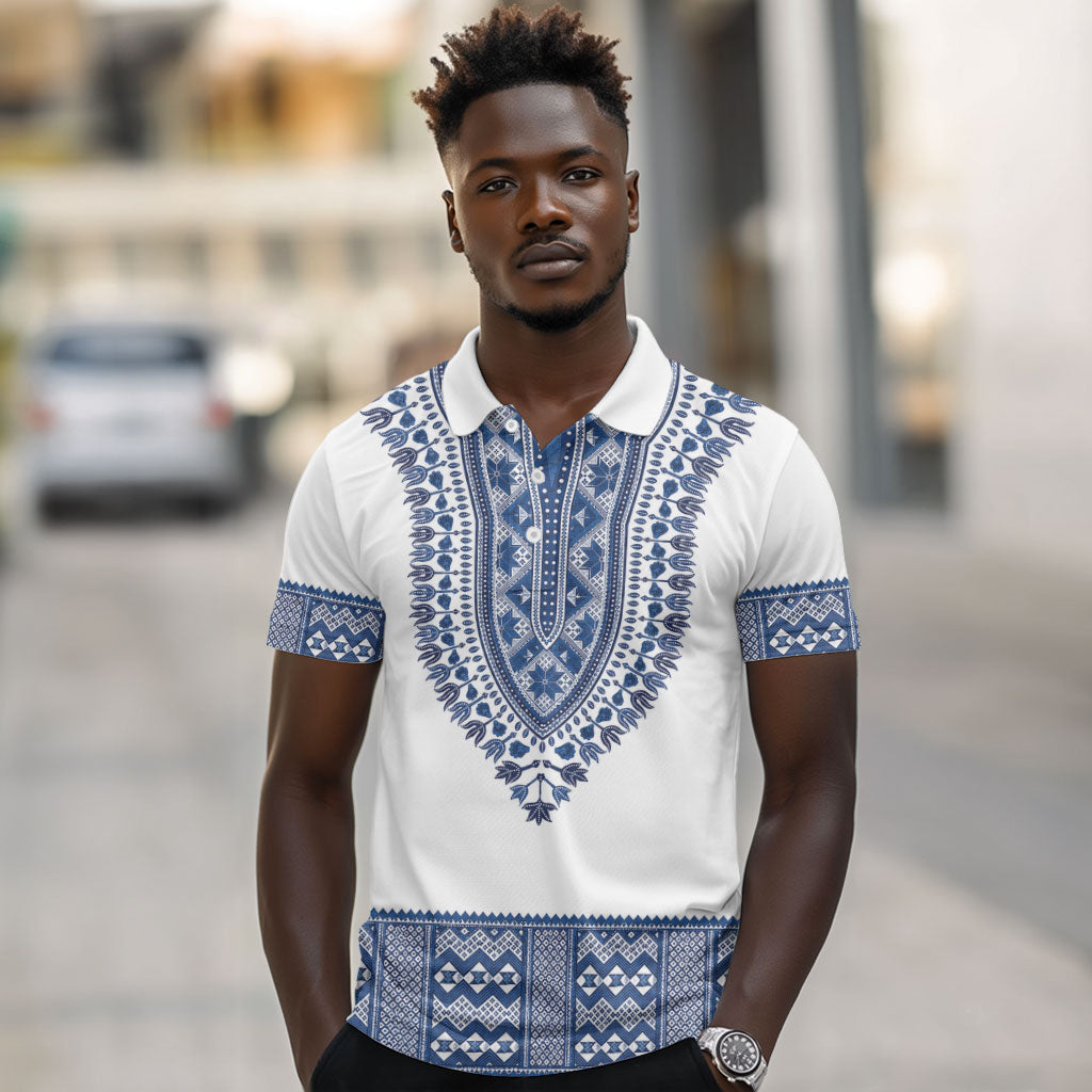 Cape Verde Polo Shirt Pano di Terra Dashiki Style