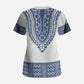 Cape Verde Scrub Top Pano di Terra Dashiki Style