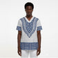 Cape Verde Scrub Top Pano di Terra Dashiki Style