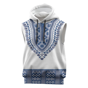 Cape Verde Sleeveless Hoodie Pano di Terra Dashiki Style