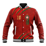Custom Morocco National Football Baseball Jacket Atlas Lions-Claws