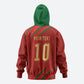 Custom Morocco National Football Hoodie Atlas Lions-Claws