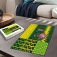 South Africa National Football Puzzle King Protea with African Tribal Geometric Pattern Culture Art