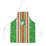 Cote d'Ivoire Apron The Elephants with African Pattern Stripes