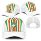 Côte d'Ivoire Baseball Net Cap The Elephants with African Pattern Stripes