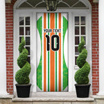 Custom Cote d'Ivoire Door Cover The Elephants with African Pattern Stripes