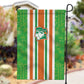 Cote d'Ivoire Garden Flag The Elephants with African Pattern Stripes