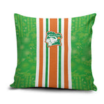 Cote d'Ivoire Pillow Cover The Elephants with African Pattern Stripes