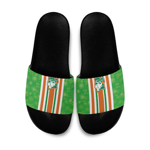 Cote d'Ivoire Slide Sandals The Elephants with African Pattern Stripes