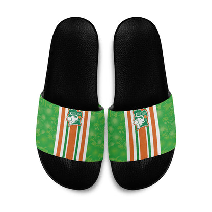 Cote d'Ivoire Slide Sandals The Elephants with African Pattern Stripes
