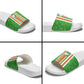 Cote d'Ivoire Slide Sandals The Elephants with African Pattern Stripes