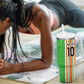 Custom Cote d'Ivoire Tumbler With Handle The Elephants with African Pattern Stripes