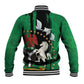 Nigeria Independence Day Baseball Jacket - National Seal with Peace Dove - African Pattern LT03