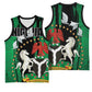 Nigeria Independence Day Basketball Jersey - National Seal with Peace Dove - African Pattern LT03