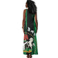 Nigeria Independence Day Tank Maxi Dress - National Seal with Peace Dove - African Pattern