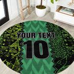 Custom Nigeria Football Round Carpet Champions-Special Edition - African Pride