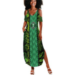 Custom Nigeria Football Summer Maxi Dress Champions-Special Edition - African Pride