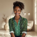 Custom Nigeria Football Women Casual Shirt Champions-Special Edition - African Pride