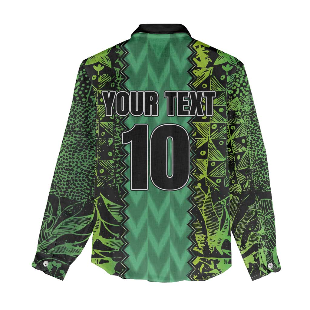 Custom Nigeria Football Women Casual Shirt Champions-Special Edition - African Pride