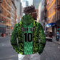 Custom Nigeria Football Zip Hoodie Champions-Special Edition - African Pride
