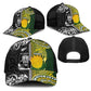 New Zealand and South Africa Rugby Baseball Net Cap Greatest Rivalry-Silver Fern and Antelope