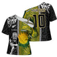 Custom Rugby New Zealand and South Africa Cross Shoulder Shirt Greatest Rivalry Silver Fern and Antelope