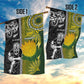 Rugby New Zealand and South Africa Garden Flag Greatest Rivalry Silver Fern and Antelope