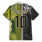 Custom Rugby New Zealand and South Africa Hawaiian Shirt Greatest Rivalry Silver Fern and Antelope