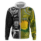 Custom Rugby New Zealand and South Africa Hoodie Greatest Rivalry Silver Fern and Antelope