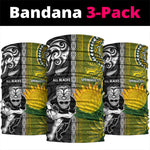 Rugby New Zealand and South Africa Neck Gaiter Greatest Rivalry Silver Fern and Antelope