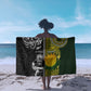 Rugby New Zealand and South Africa Sarong Greatest Rivalry Silver Fern and Antelope