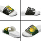Rugby New Zealand and South Africa Slide Sandals Greatest Rivalry Silver Fern and Antelope