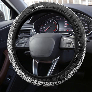 Rugby New Zealand and South Africa Steering Wheel Cover Greatest Rivalry Silver Fern and Antelope